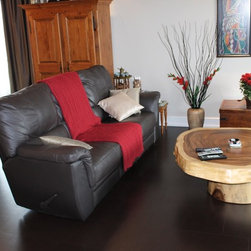 Leather Floor Planks in Grizzly Sable - Wall And Floor Tile