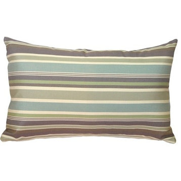 Pillow Decor - Sunbrella Brannon Whisper 12 x 20 Outdoor Pillow