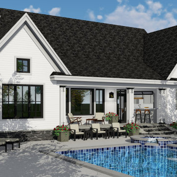 Mistwood Farm House Plan Back