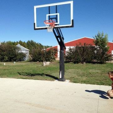 Jami S's Pro Dunk Platinum Basketball System on a 35x34 in Oxford, NE