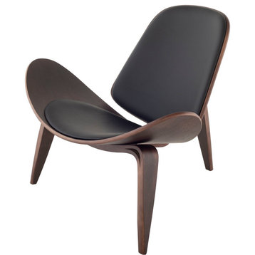 Nuevo Furniture Artemis Occasional Chair in Dark Brown