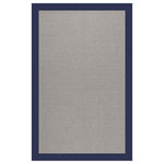 Capel Rugs - Zoe Platinum Sisal Tufted Area Rug, Navy, 4'x6' - Designed for indoor and outdoor enjoyment, our Creative Concepts collection allows you to choose the shape, size and base just for space. Creative Concepts rugs are fade and stain resistant, so they'll last for years to come.
