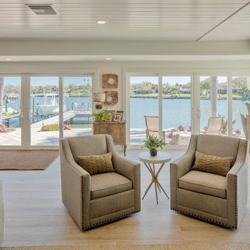Coastal Seating and Light Wood Floors