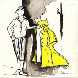 More Work inspired by TS Eliot - From The Love Song of J Alfred Prufrock - Drawings And Illustrations