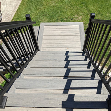 TimberTech Driftwood Keylink Blk Railing