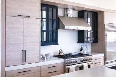 Euro-style Frameless Cabinets with Kitchen Island
