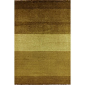 7x10 Gabbeh Hand Knotted Oriental Area Rug, P4200