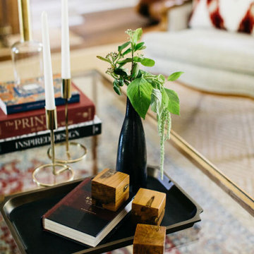Coffee Table Styling in Historic Family Home in Kenilworth