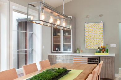 Dining room - contemporary dining room idea in San Francisco