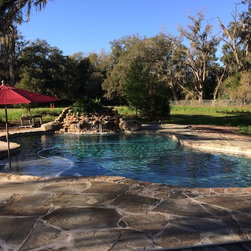 Natural Freeform Pool Spa - Aboveground Swimming Pools