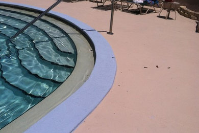 Pool deck painting