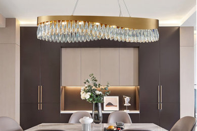 Inspiration for a modern dining room remodel