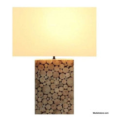 Modeco Drift Large Mosaic Table Lamp - Table Lamps