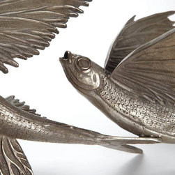 Bronze flying fish I (sculpture) - Sculptures