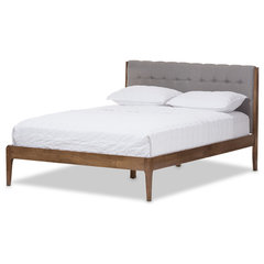 Clifford Platform Bed Transitional Platform Beds by Baxton