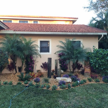 Cole Project - We removed existing, designed new landscape, installed, maintain,