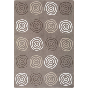 Simply Swirls 7'8" X 10'9" Area Rug, Color Neutral