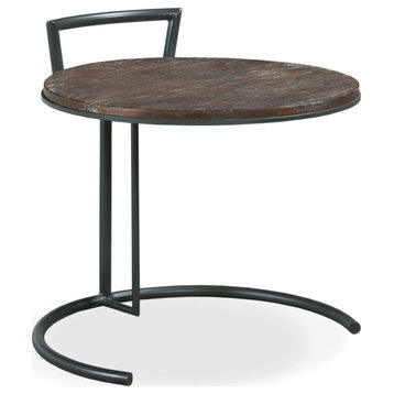 Rustique Round End Table