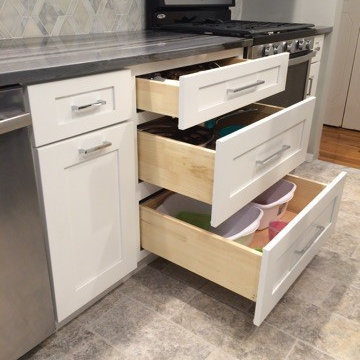 Long Beach Apartment Kitchen and Bathroom