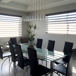 San Antonio modern decor home - Window Treatments