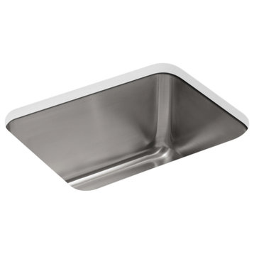 Kohler K-6661 Undertone 23" Undermount Single Basin Stainless - Stainless Steel