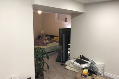 Cookstown basement partition installation