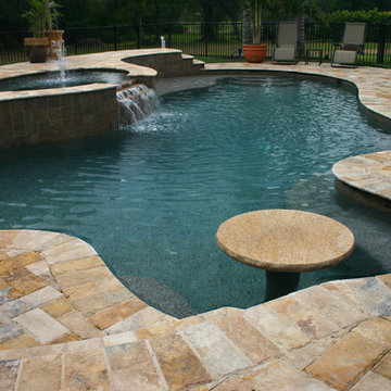 Travertine Pool Decks