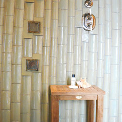 Teak Shower Stool with Grate Top - Vanity Stools And Benches