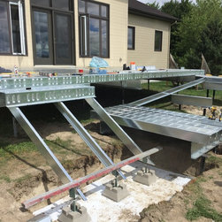 Paverdeck with wheel chair ramp - Landscaping Stones And Pavers