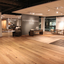 Commercial new construction - Pacific Design Center (West Hollywood) - Hardwood Flooring