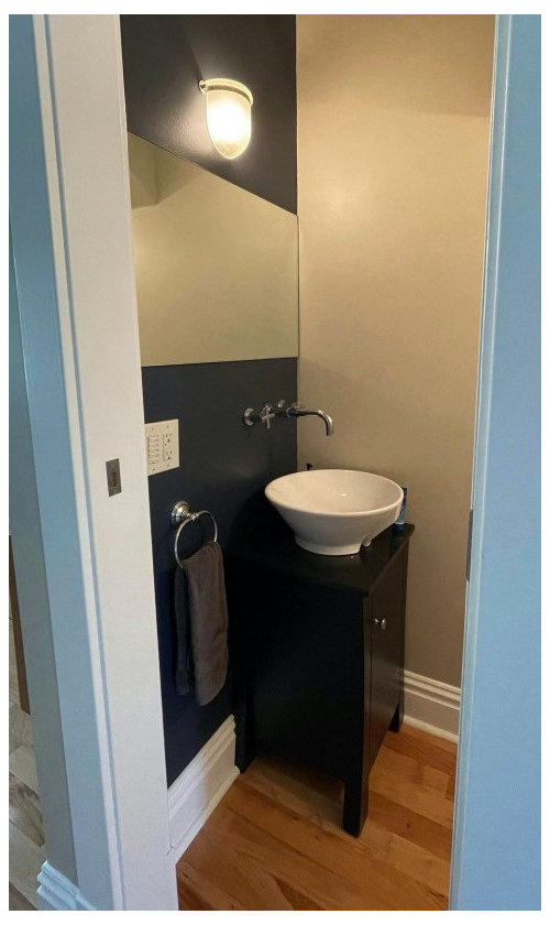 Mirror and Vanity Not Centered (Powder Room)