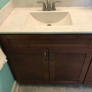 Waypoint and Contractors Choice Cabinetry- 650F Painted Silk Kitchen