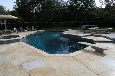 Pool - modern pool idea in Houston