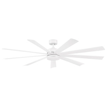 Modern Forms Wynd Xl Indoor and Outdoor Ceiling Fan, Matte White