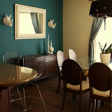 mid century modern dining room