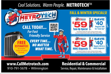 METROTECH Heating and Air Fall Savings! 910-791-5678