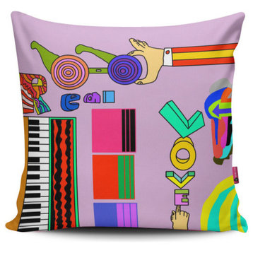 16"x16" Double Sided Pillow, "Modulation Grooviness" by James Frye