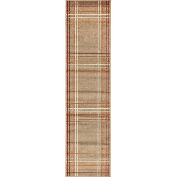 Unique Loom Autumn Heritage Rug, 2'6x10'