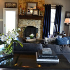 Ralph Lauren style living room