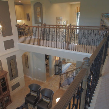 Scroll Wrough Iron Staircase