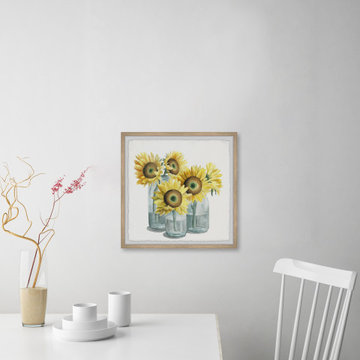 "Yellow Blossoms" Framed Painting Print