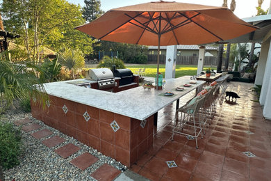 Patio - mediterranean patio idea in Sacramento