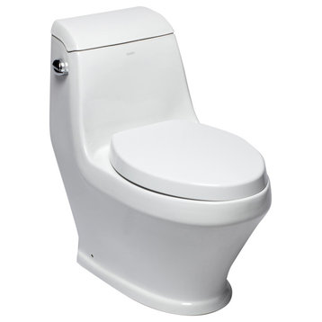 EAGO TB133 Single Flush One Piece Ceramic Toilet