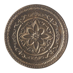 Valencia 38 in. Iron Medallion Plaque - Artwork