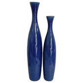 Paisley shaped solid colour flower vase, glass flower vase, table flower  vase, blue glass flower vase