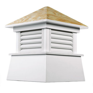 Kent Vinyl Cupola With Wood Roof 18"x22"
