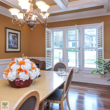 Double Hung Windows in Beautiful Dining Room - Renewal by Andersen Georgia