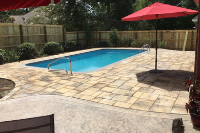 Inspiration for a transitional pool remodel in Birmingham
