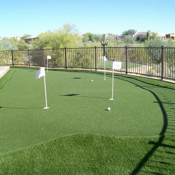 Golf and Putting Greens with Artificial Grass