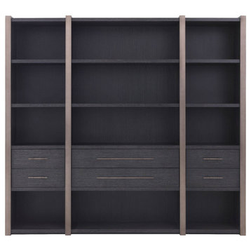 Gray Oak Shelving Cabinet | Eichholtz Canova